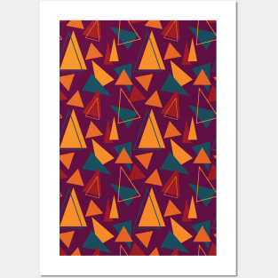 Triangle Seamless Pattern 013#002 Posters and Art